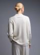 Ecru high neck loose fit Sweater Valentina Milano - 4