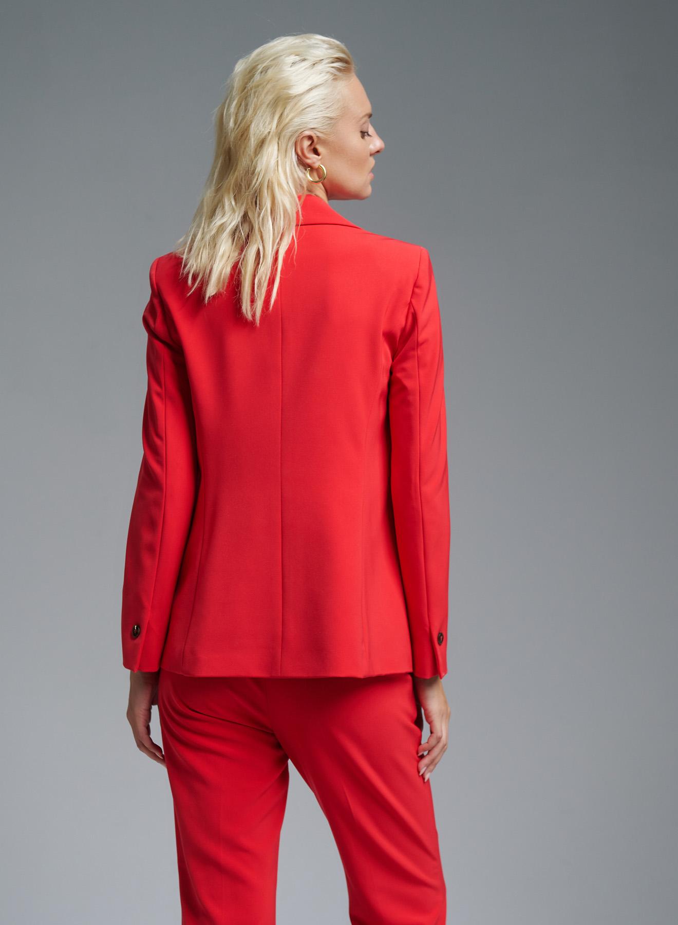 Red strech Jacket with two buttons Emme Marella - 7