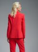 Red strech Jacket with two buttons Emme Marella-7