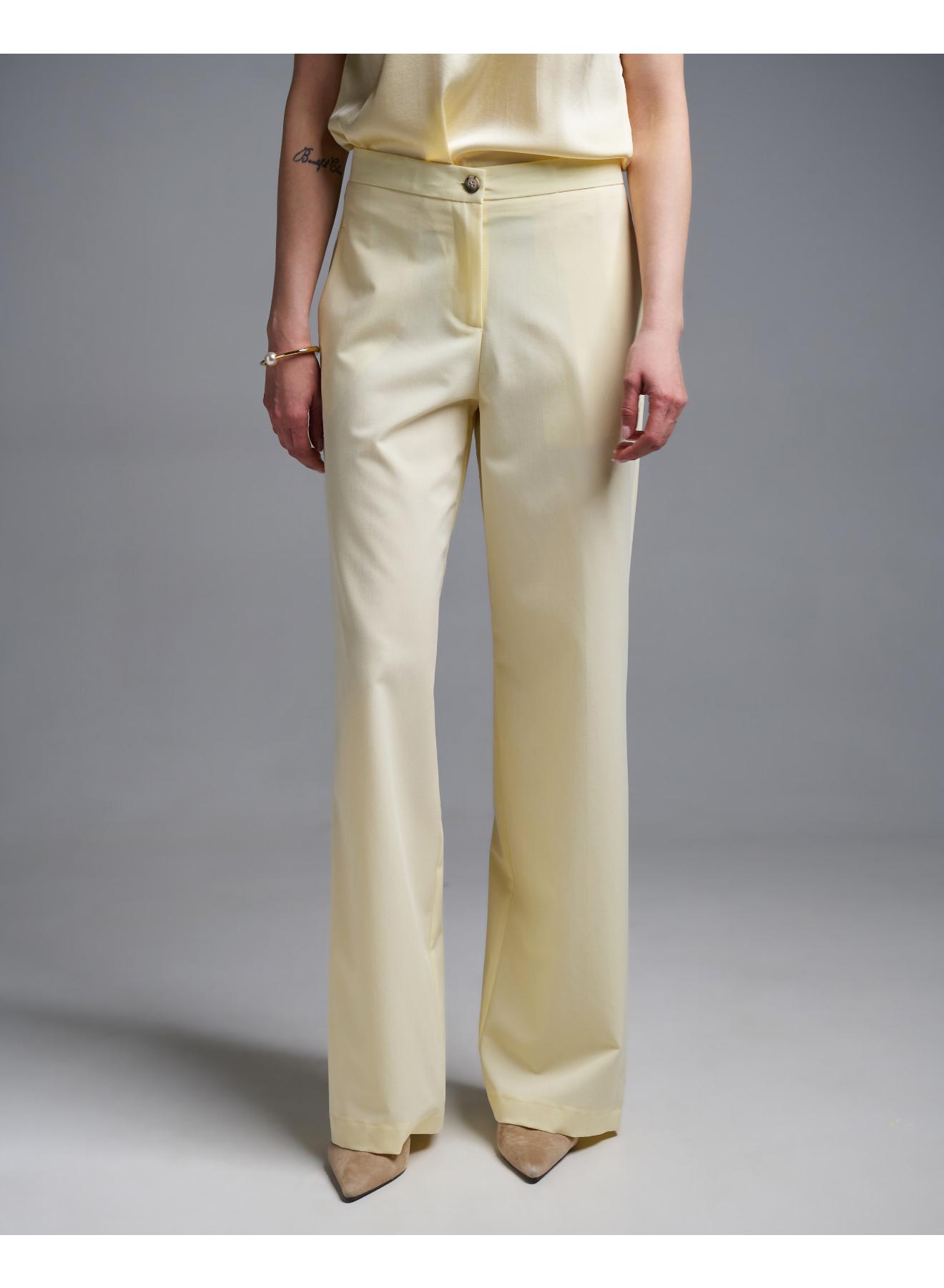 Κίτρινο Παντελόνι σε ίσια γραμμή Vicolo - 2