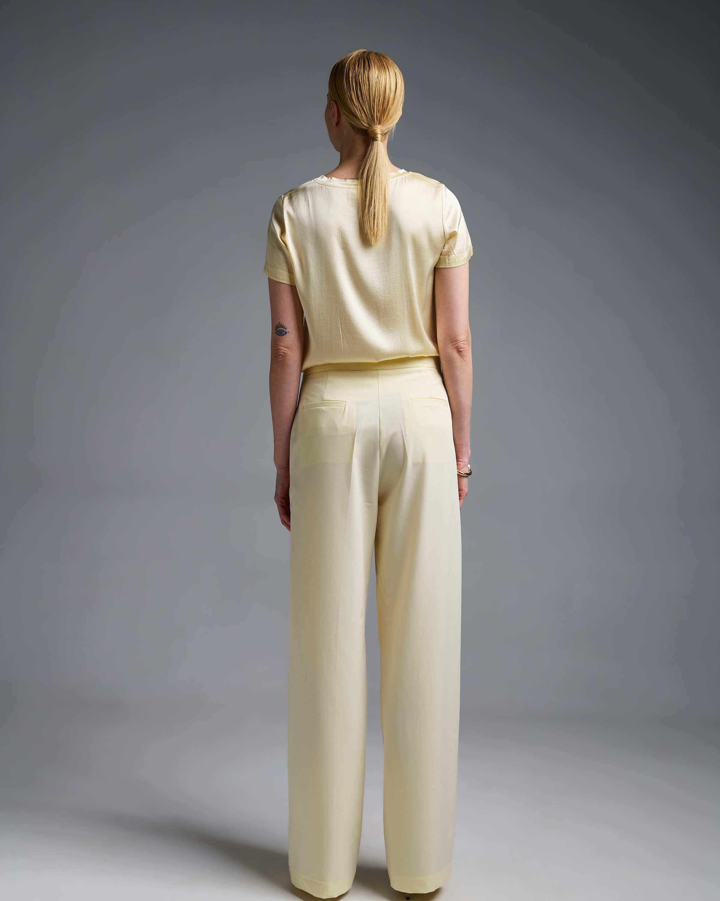 Κίτρινο Παντελόνι σε ίσια γραμμή Vicolo - 4