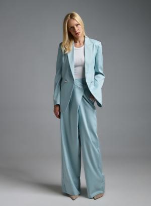 Βεραμάν wide legs Παντελόνι με wrap κούμπωμα Vicolo - 63037