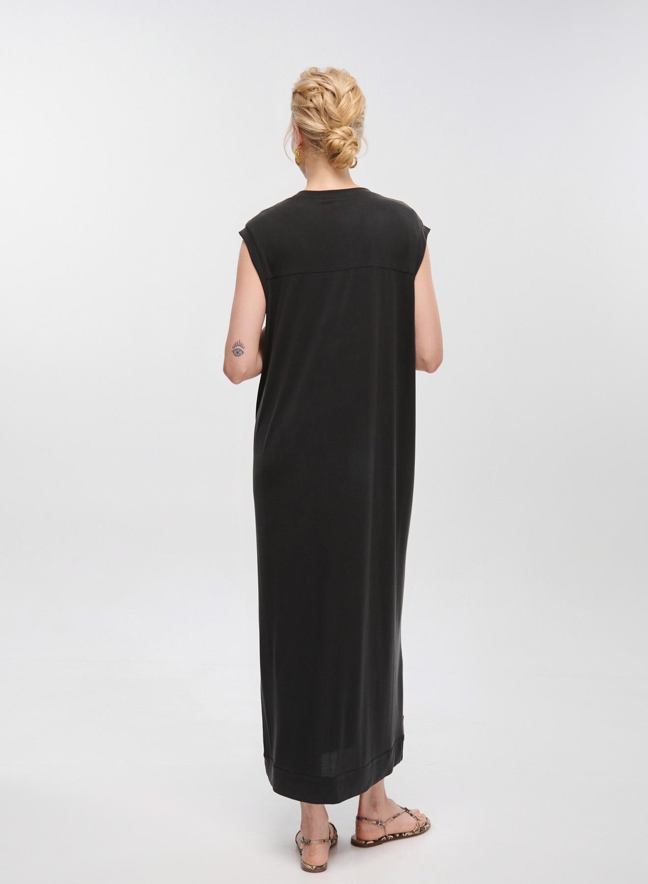 Black sleeveless Dress Milla - 3