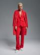 Red strech Jacket with two buttons Emme Marella-8