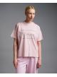 Ροζ βαμβακερό T-Shirt με τύπωμα Vicolo - 0