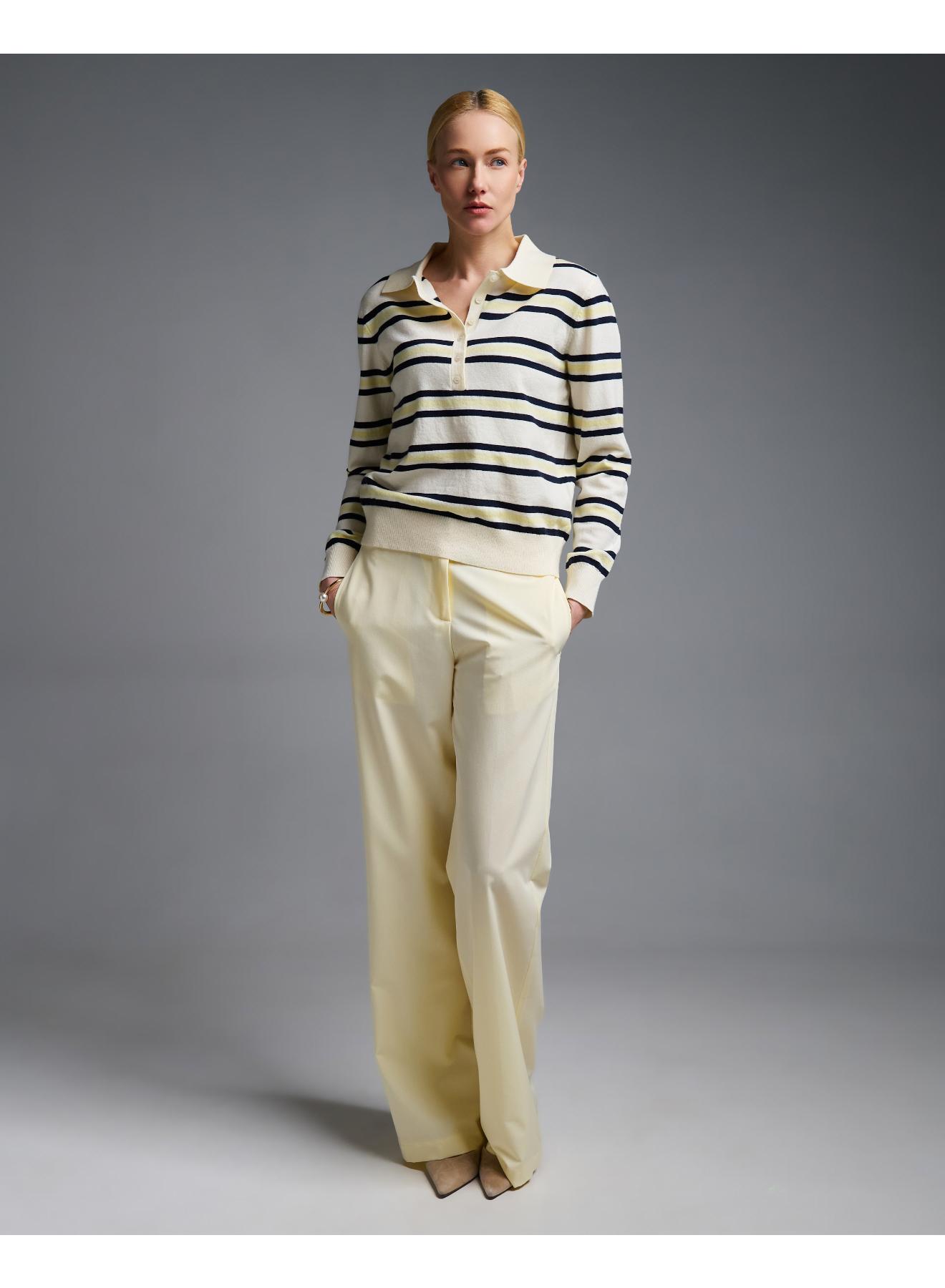 Κίτρινο Παντελόνι σε ίσια γραμμή Vicolo - 4