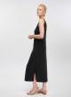 Black long Dress with  straps and open back Milla - 2