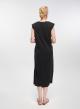 Black long sleeveless Dress Milla - 3