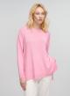 Pink knitted Blouse with round neckline JNJ - 0