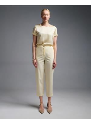 Κίτρινο Παντελόνι με λάστιχο πίσω στη μέση Vicolo - 56294