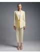 Yellow single buttoned Jacket Vicolo - 4