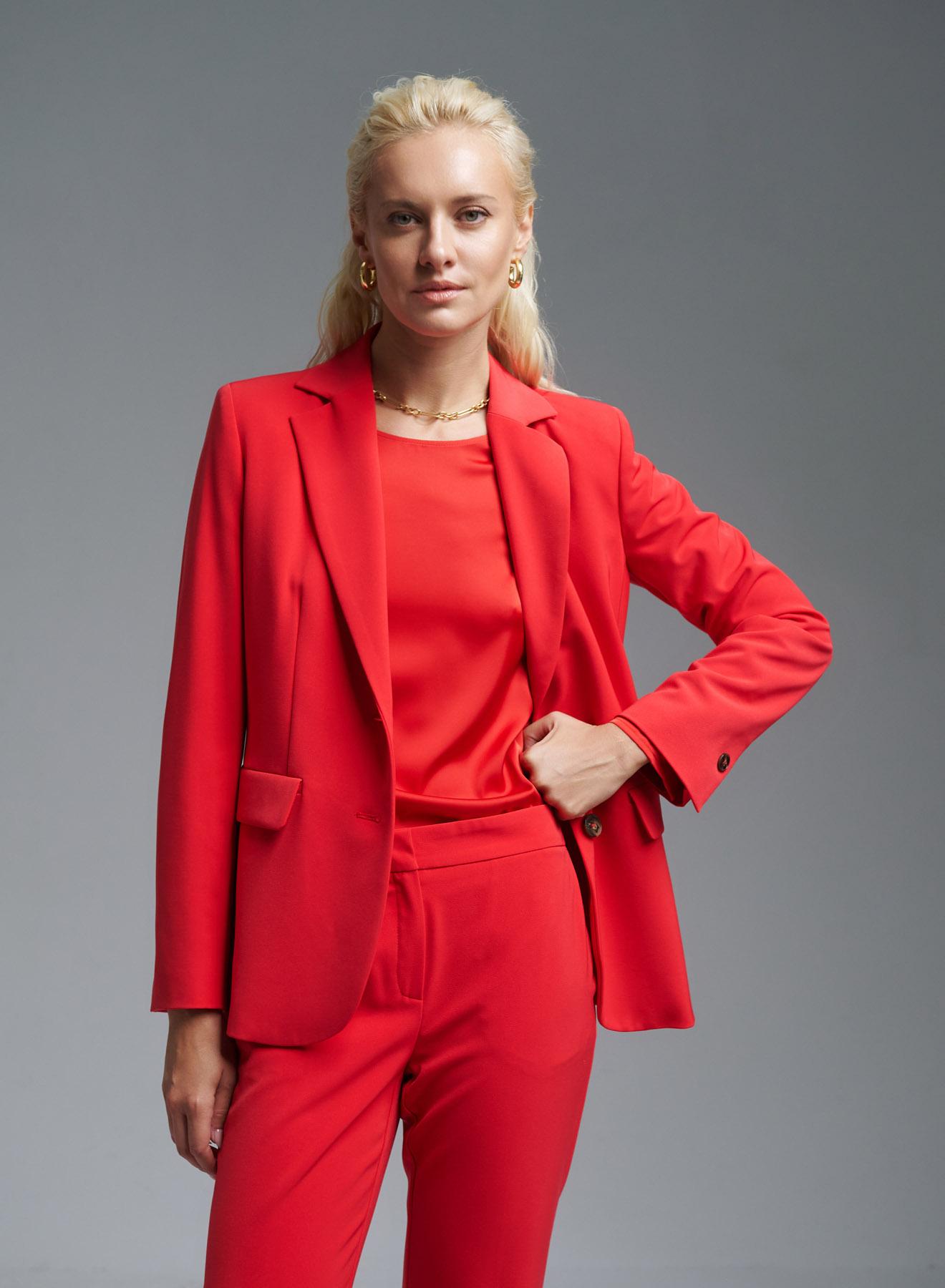 Red satin Blouse Emme Marella - 4