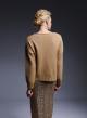 Knitted blouse with a round neck - 4