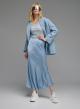 Light Blue oversized Jacket with one button Vicolo - 1