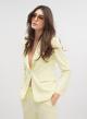 Ecru one buttoned Jacket Emme Marella-6