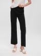 Black high waisted flared Trousers Milla - 0