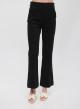 Black high waisted flared Trousers Milla - 4