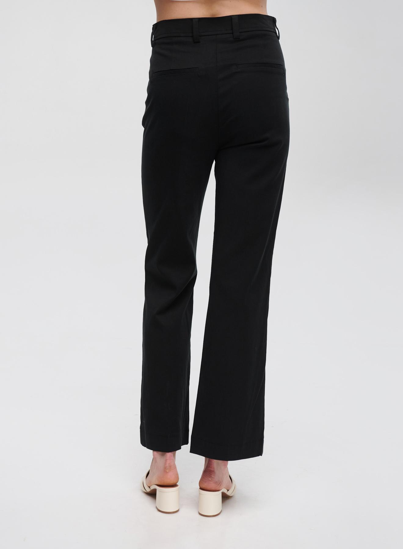 Black high waisted flared Trousers Milla - 5