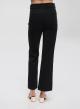 Black high waisted flared Trousers Milla-5