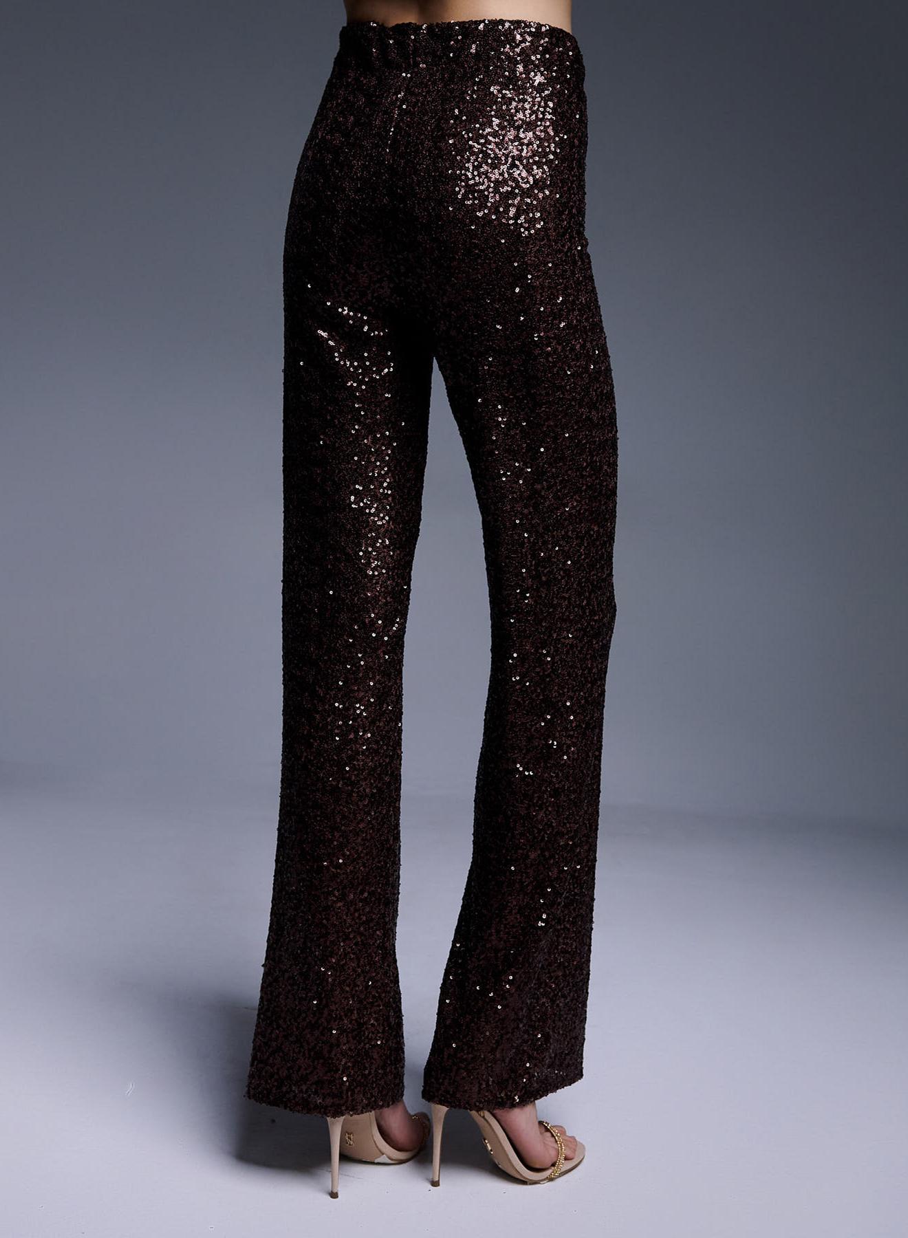 Wide legs Pants with sequins - 5