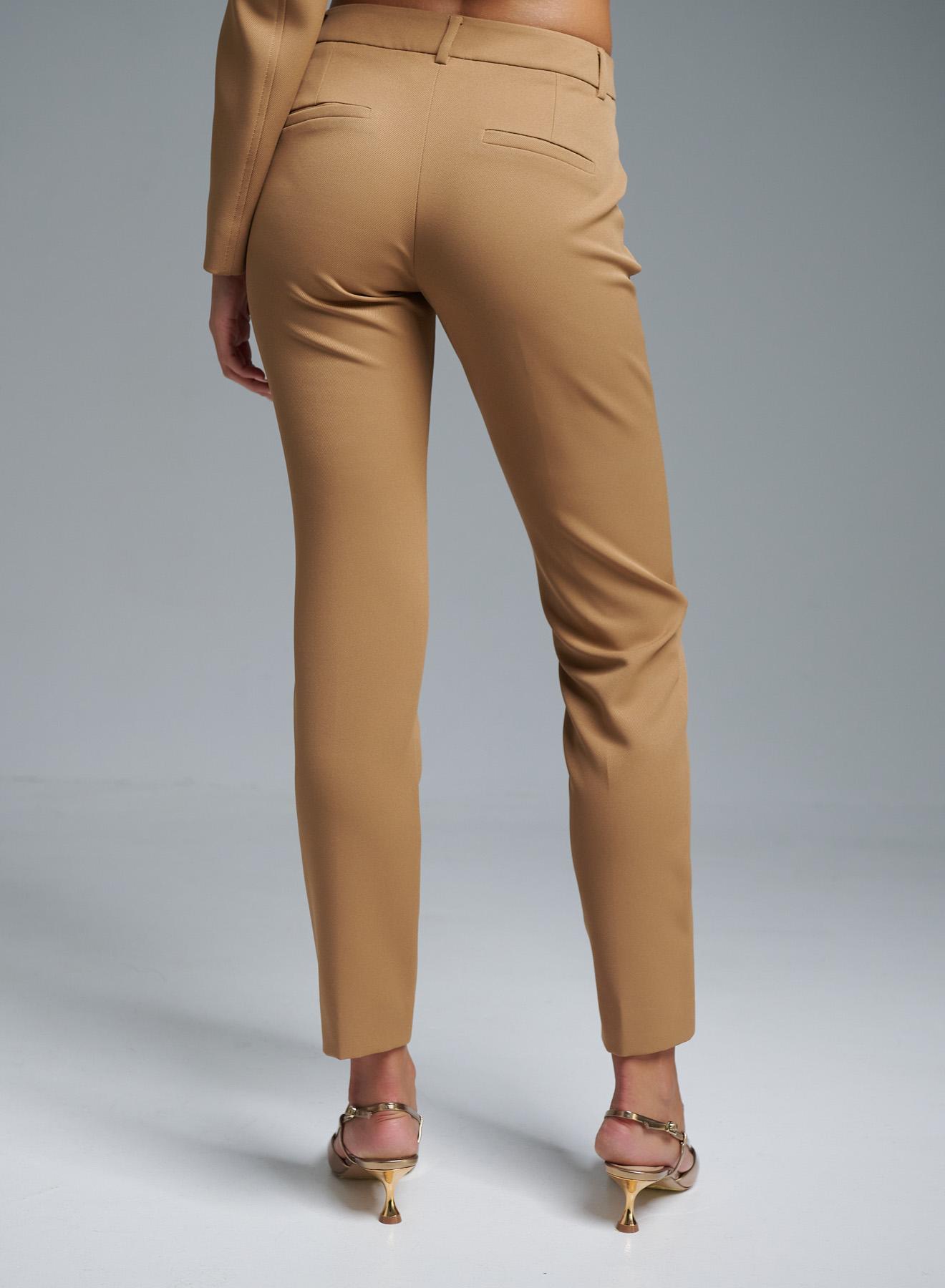 Camel straight fit Trousers Emme Marella - 3