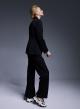 Wide legs trousers with rubber waistband - 4
