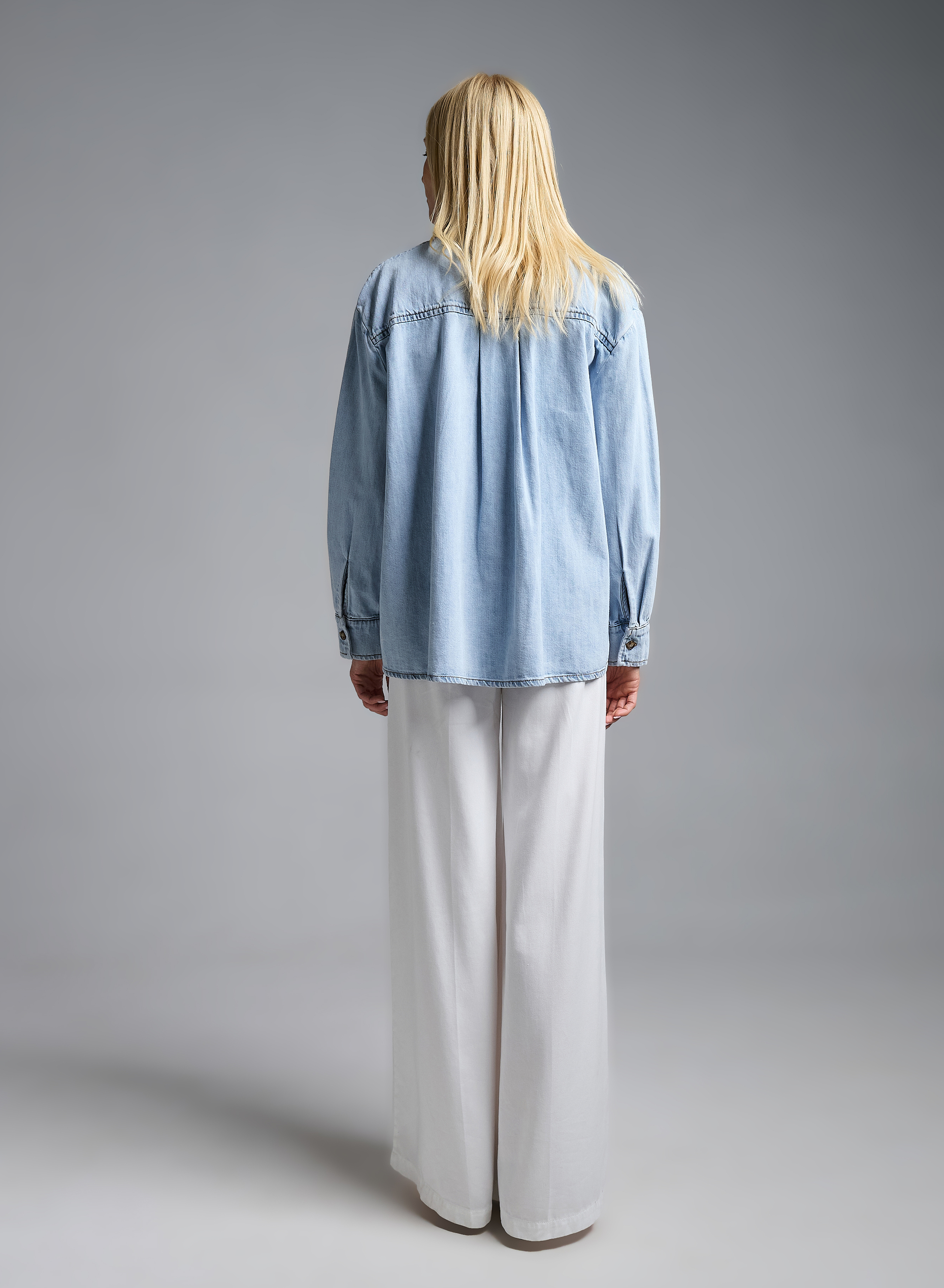 Light Blue denim Shirt Vicolo - 6