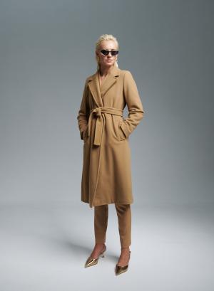 Camel Coat with belt Emme Marella - 35654