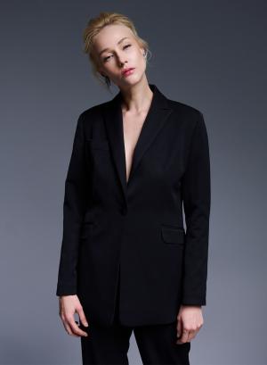 Jacket with one button - 26216
