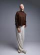Brown high neck Sweater Valentina Milano - 0