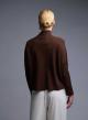 Brown high neck Sweater Valentina Milano - 3