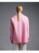 Ροζ  βαμβακερό oversized Σακάκι Vicolo - 4