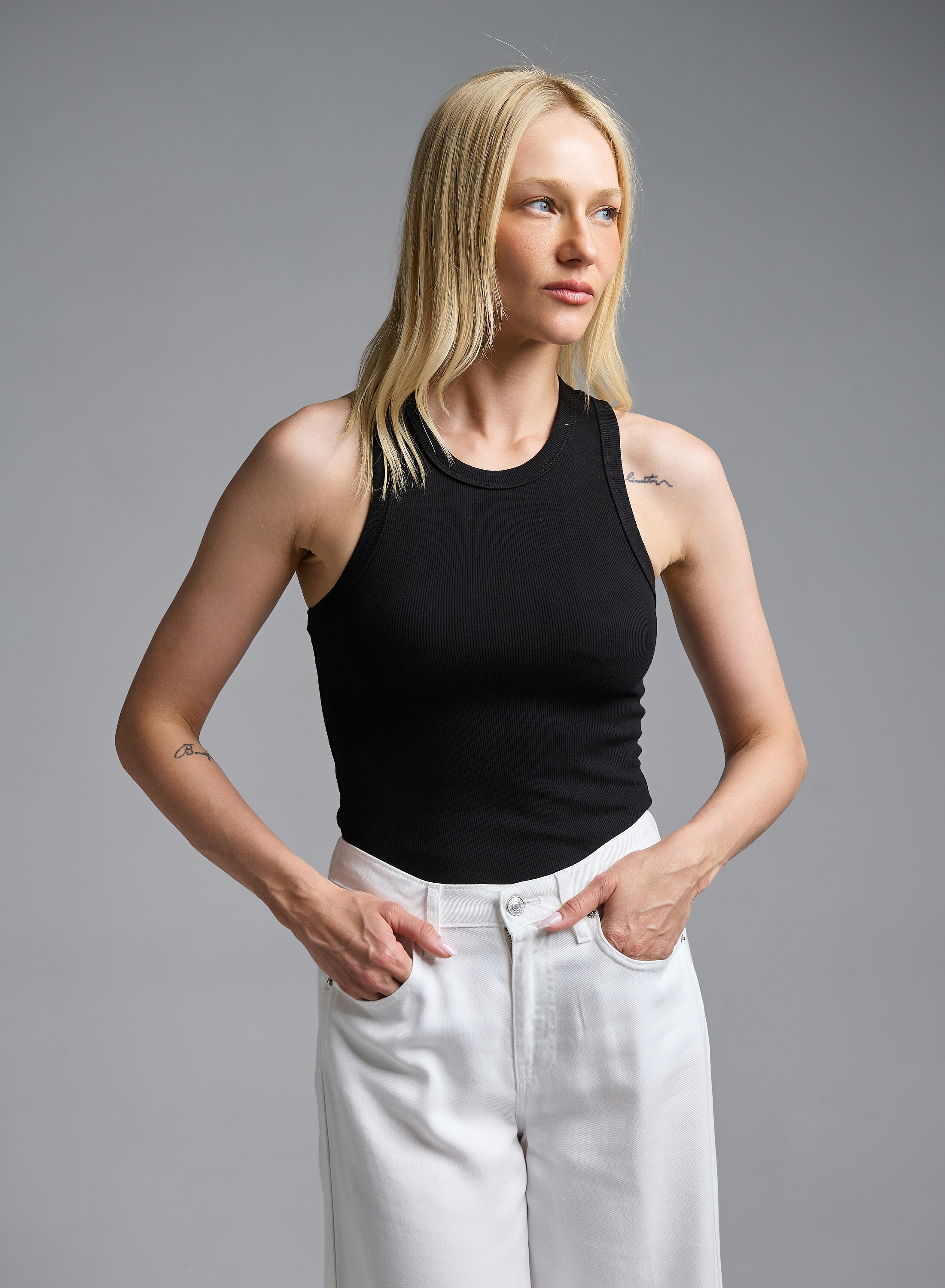 Black Tank Top My Star - 2