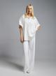 Ecru sleeveless loose fit Shirt Valentina Milano-5