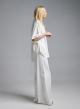 Ecru sleeveless loose fit Shirt Valentina Milano - 3