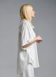 Ecru sleeveless loose fit Shirt Valentina Milano - 4