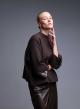 Brown Sweater with three quarters sleeves with sequins Valentina Milano - 0