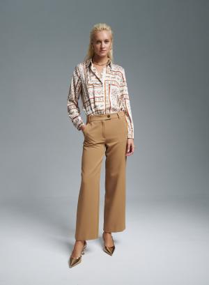 Camel straight leg Trousers Emme Marella - 35699