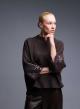 Brown Sweater with three quarters sleeves with sequins Valentina Milano - 1