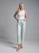 Light Blue denim Trousers with frayed hem Tensione In - 1