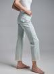 Light Blue denim Trousers with frayed hem Tensione In - 3