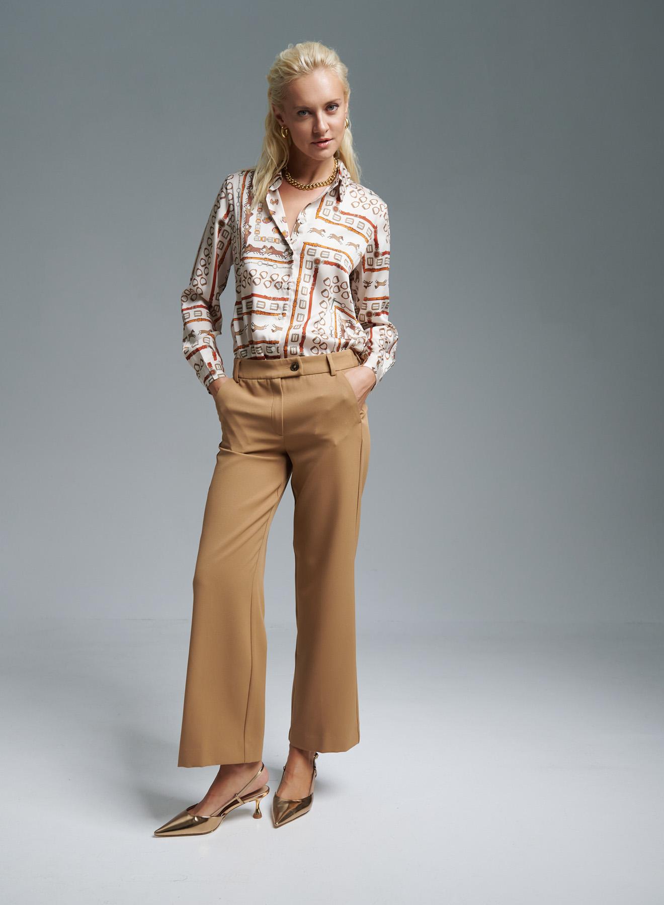 Camel straight leg Trousers Emme Marella - 2