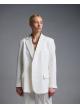 Λευκό Σακάκι που κουμπώνει με δύο τρόπους Vicolo - 0