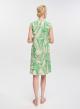 Beige-Green sleveeless printed Dress Emme Marella - 4