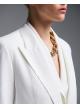 Λευκό Σακάκι με ένα κουμπί Vicolo - 2