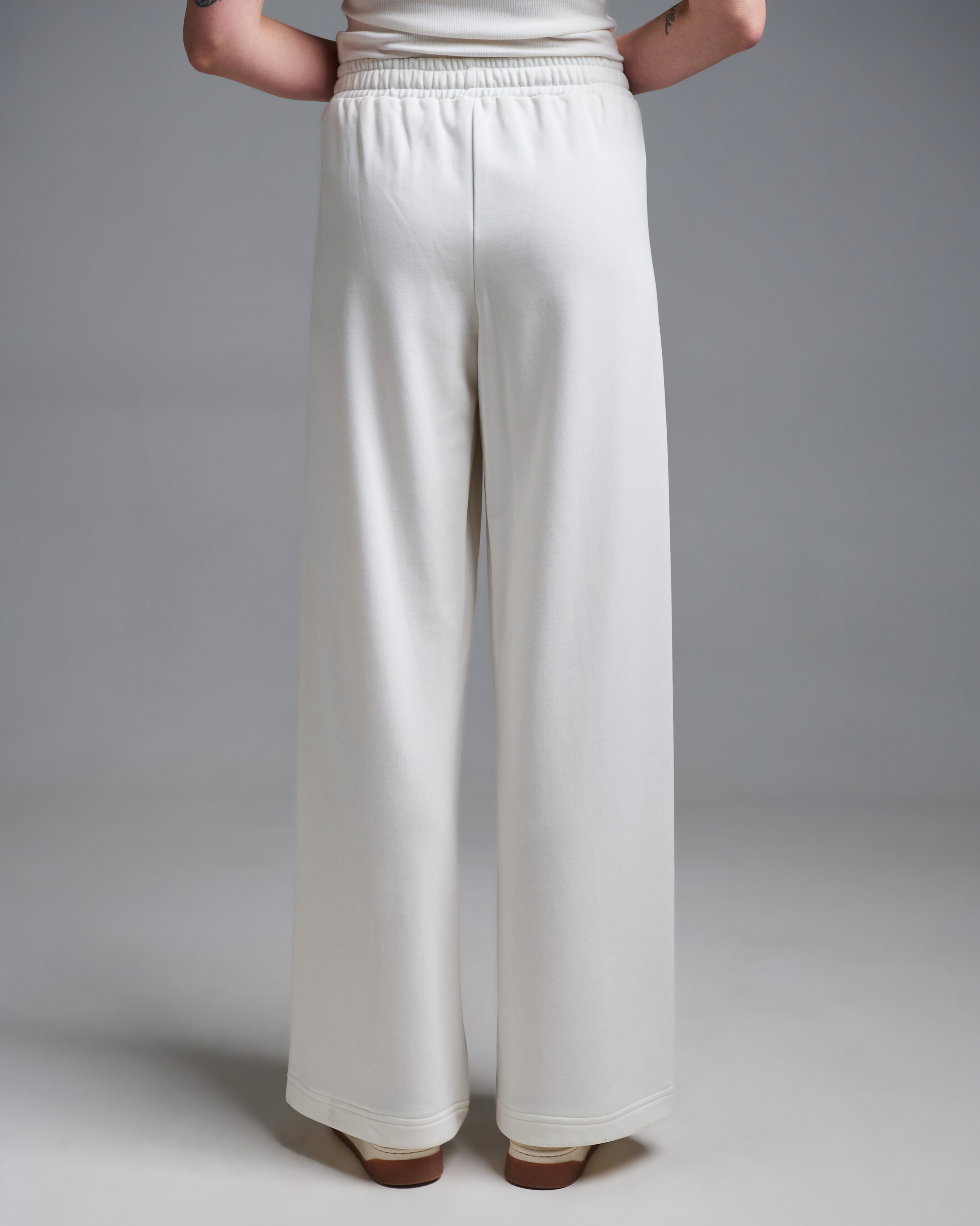 White straight fit Sweatpants Vicolo - 4