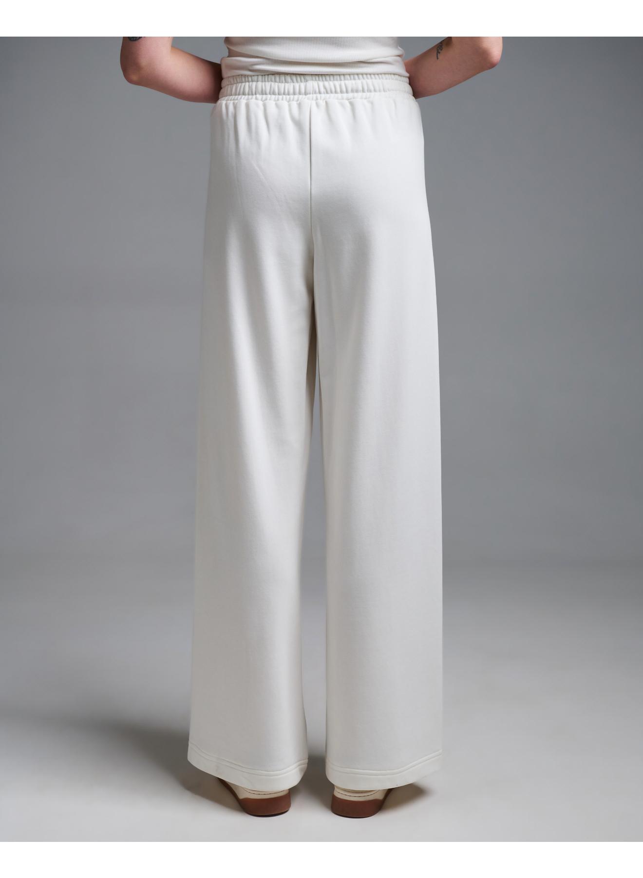 White straight fit Sweatpants Vicolo - 5