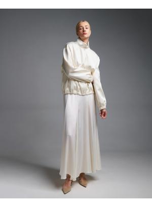 Ecru silky touch Skirt with elasticated waistband Vicolo - 56597