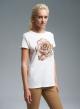 White cotton T-shirt with print Vicolo - 0