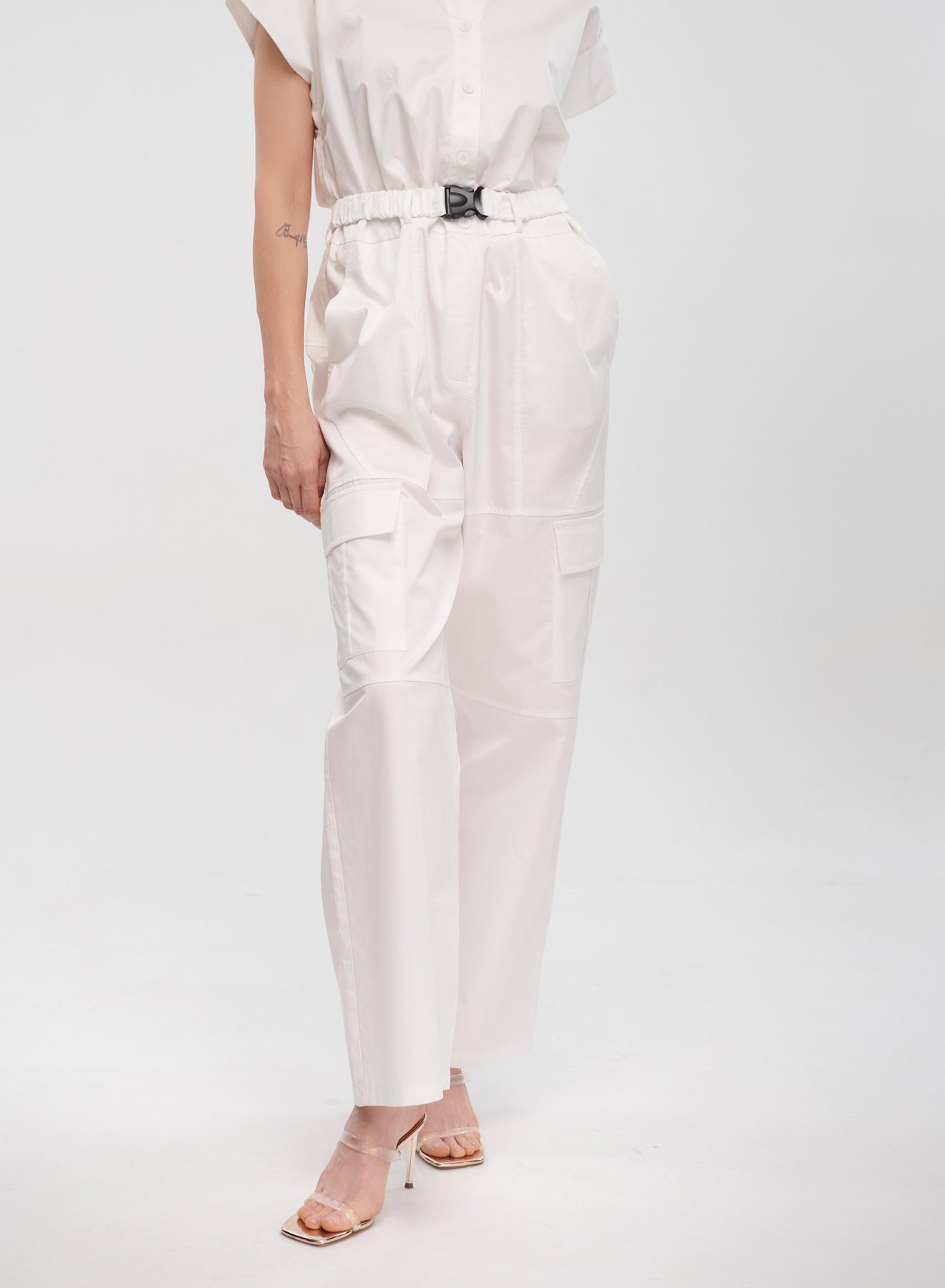 White popline Jumpsuit "EKALI" Devotion Twins - 3